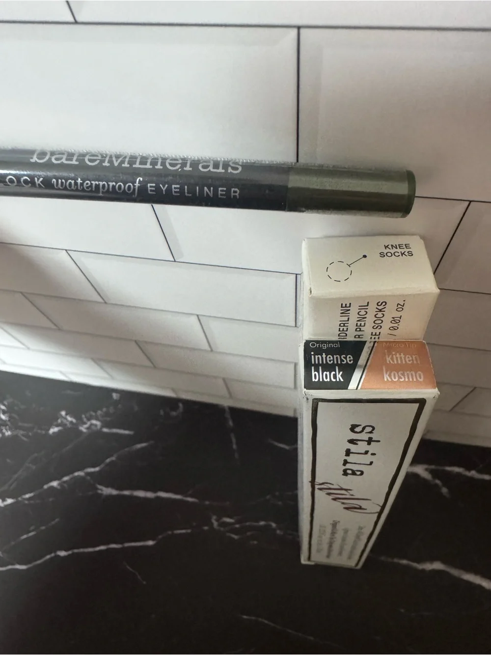 Assorted colors eyeliner set. Stila rem beauty and bare minerals